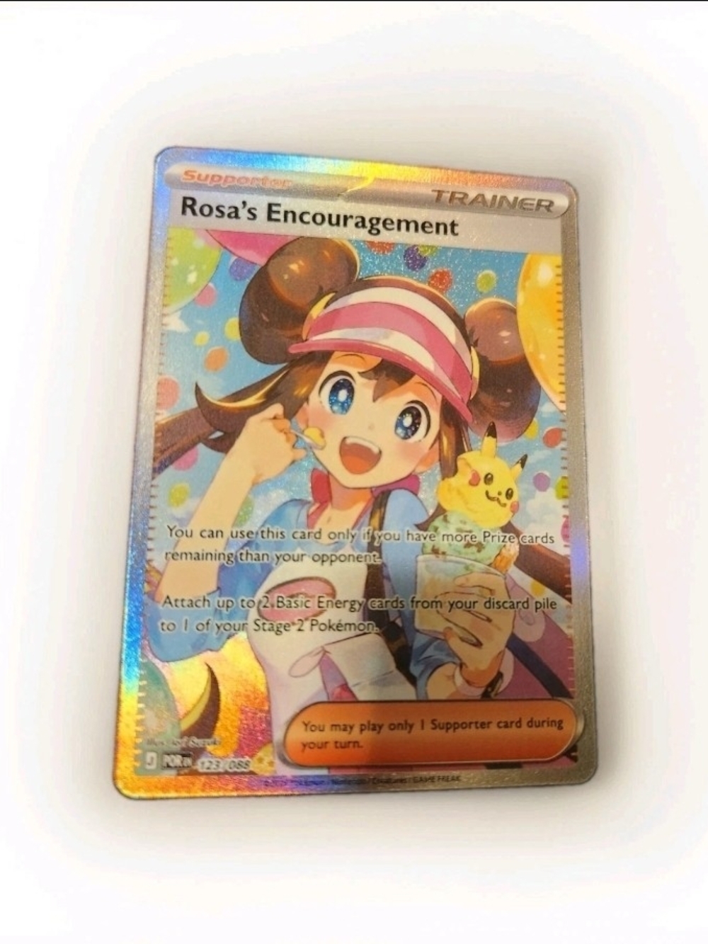 Rosa’s Encouragement 115/080 Special Art Rare Pokemon TCG NM